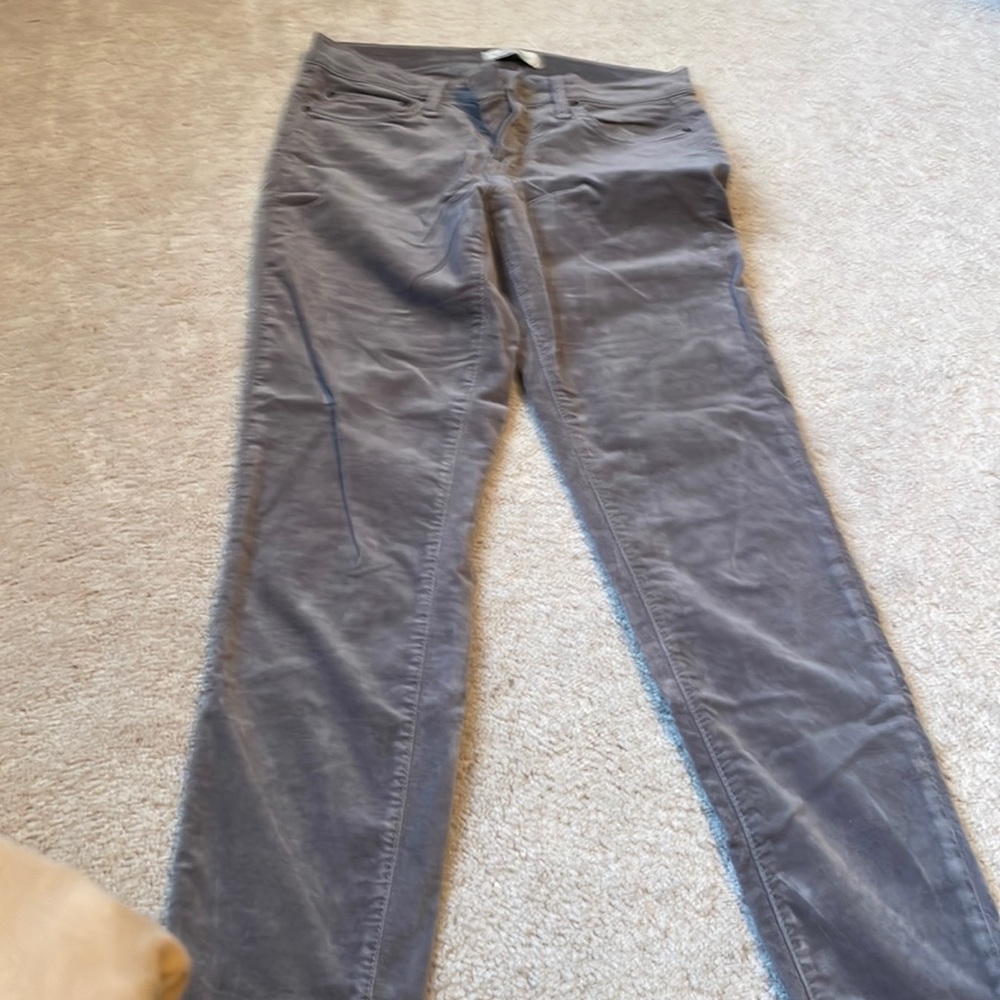Suede-like jeans